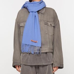 Acne-studios Women's Blue and Purple Scarf-wraps